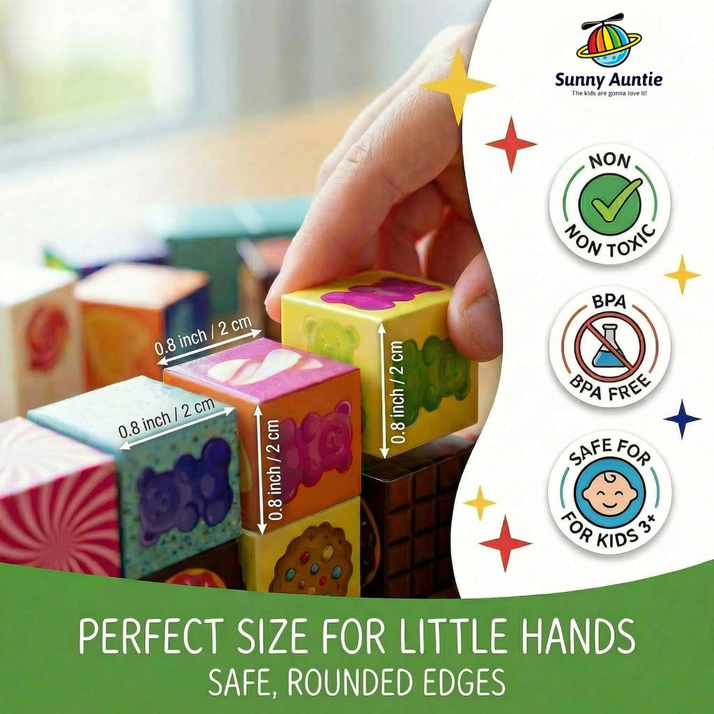 Magnetic Building Blocks Candy City Set