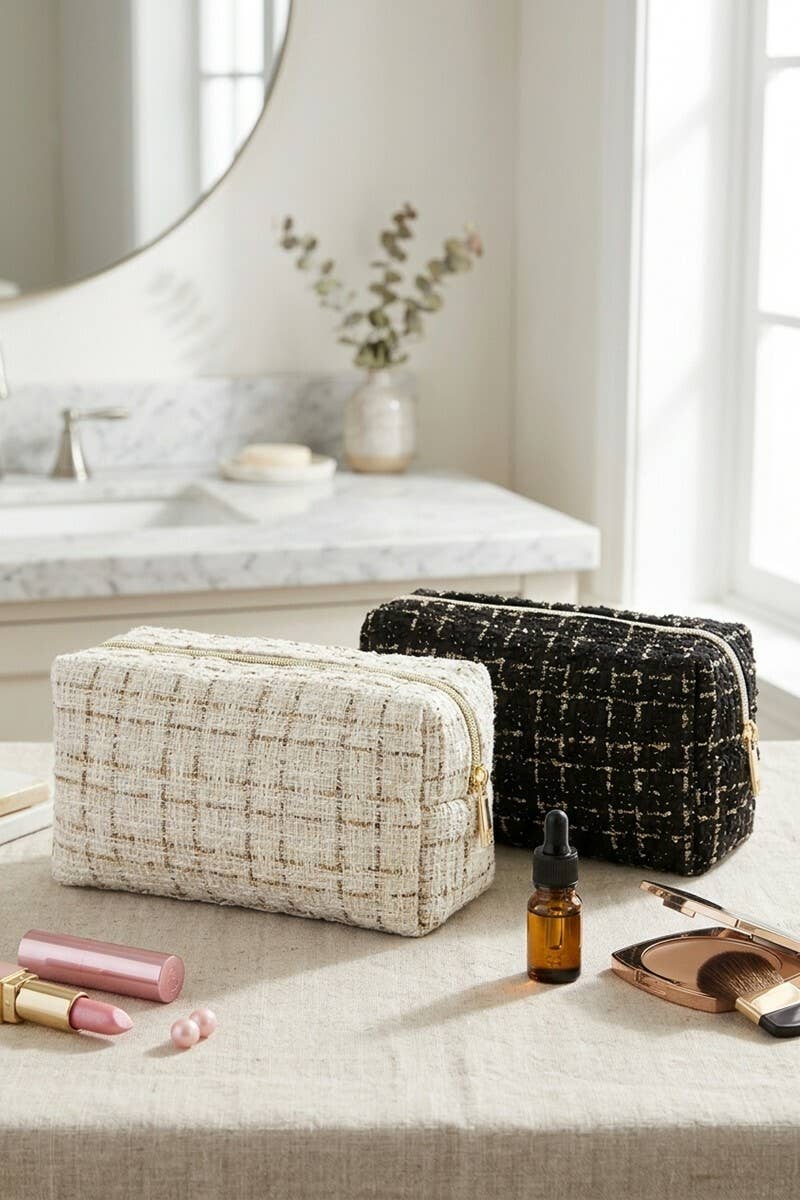 Woven Cosmetic Bag