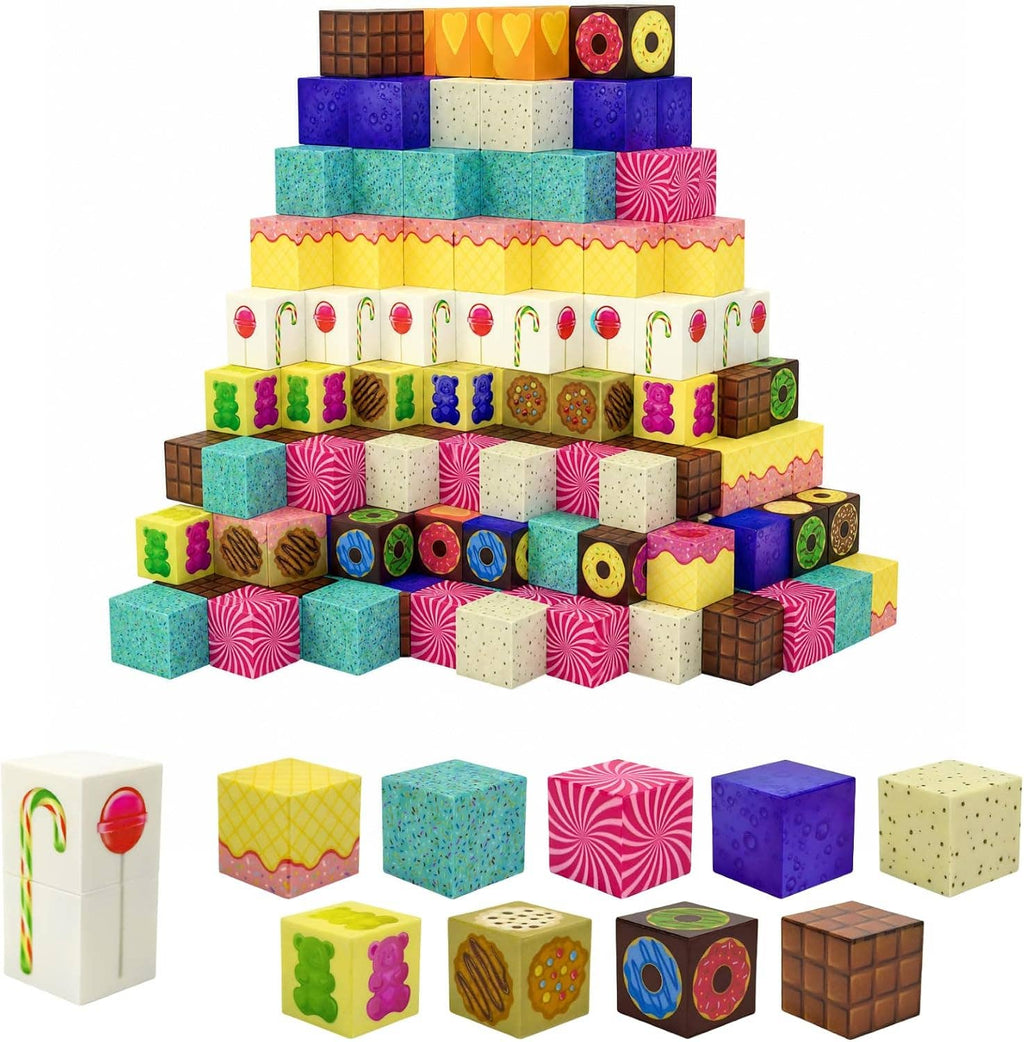 Magnetic Building Blocks Candy City Set