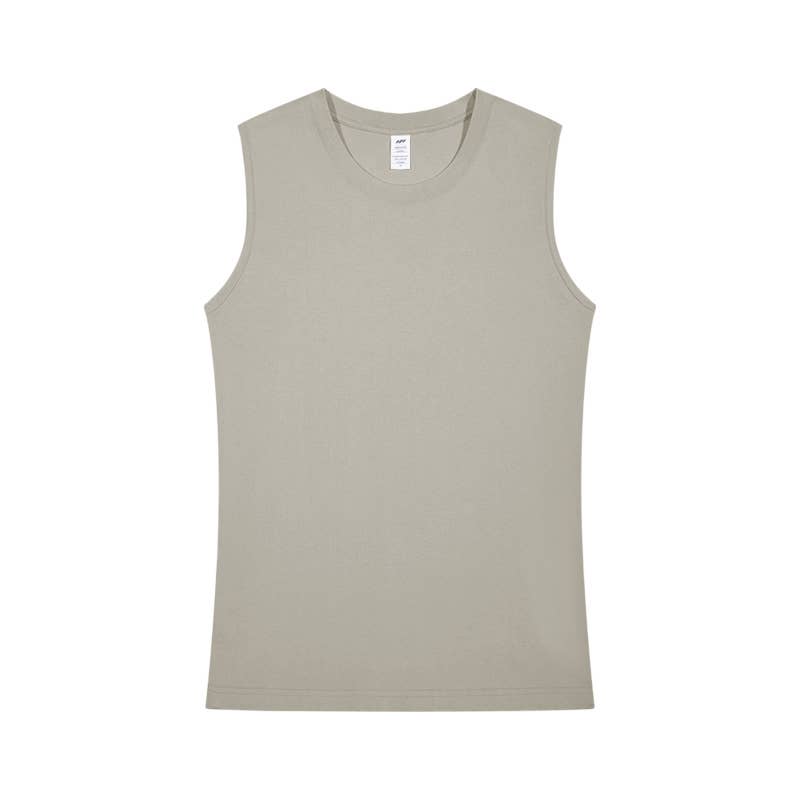 Essential basic plain cotton workout muscle tank top