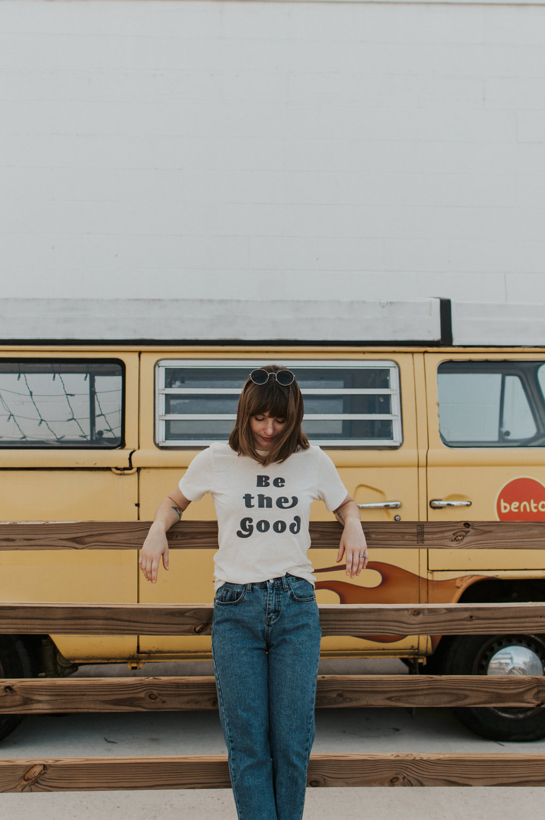 Womens Graphic Tshirt - Be The Good - Cotton Shirts