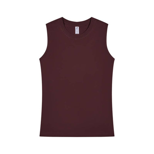 Essential basic plain cotton workout muscle tank top