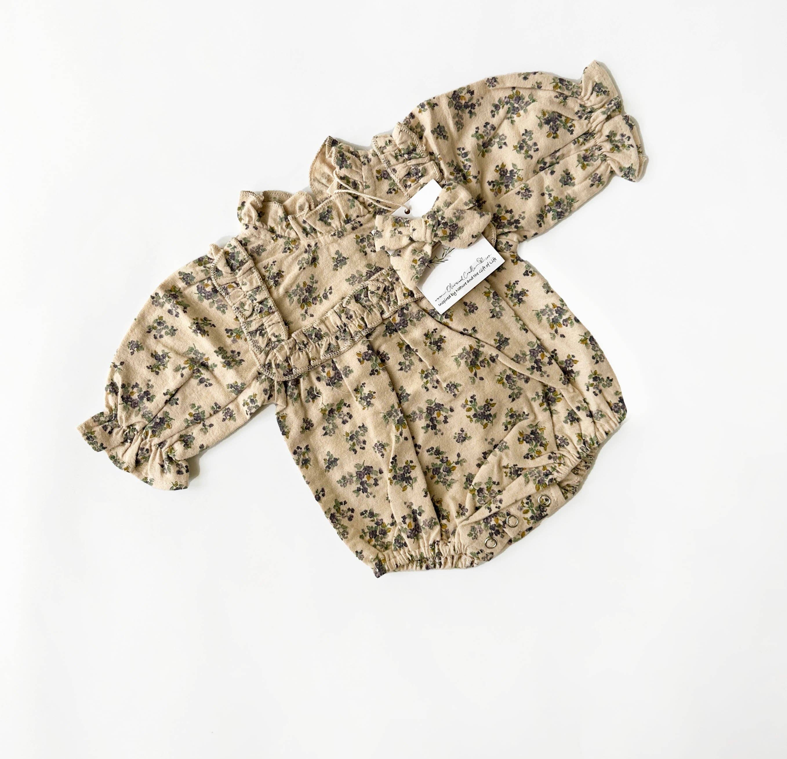 Viola Romper with Bow
