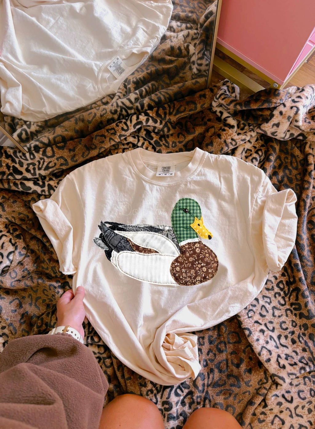 Faux Patchwork Duck Tee