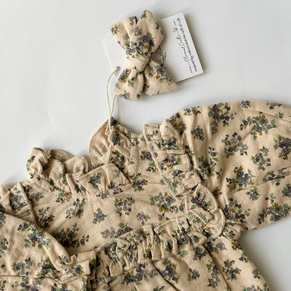 Viola Romper with Bow