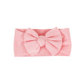 Children's Solid Color Bow Headbands Cotton