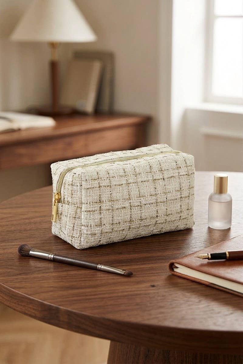 Woven Cosmetic Bag